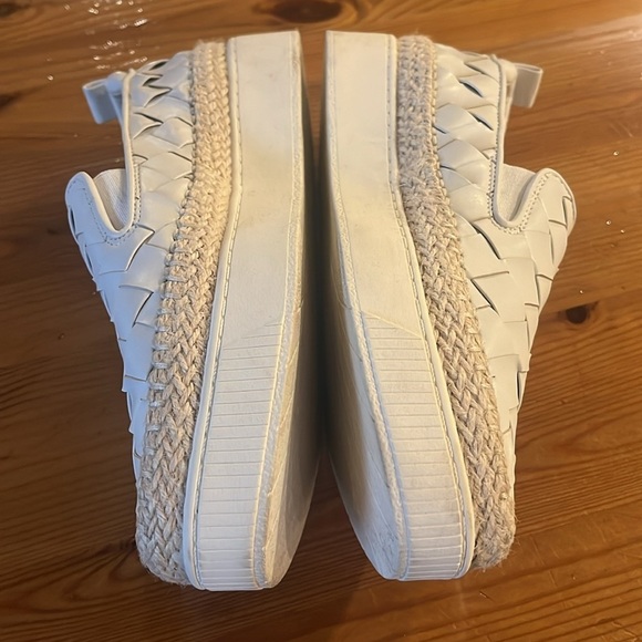 Franco Sarto Hydee Espadrille Platform Sneaker white Size 8M - Picture 10 of 11